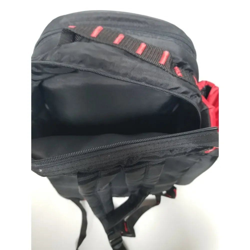 Vintage 2 Person Picnic Backpack Kit Insulated Cooler Utensil Glasses Plates New